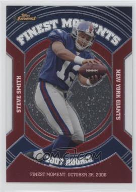 2007 Topps Finest - Rookie Finest Moments #RFM-SS - Steve Smith