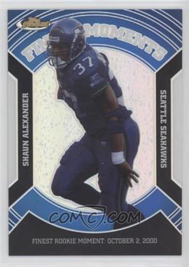 2007 Topps Finest - Veteran Finest Moments - Black Refractor #VFM-SA - Shaun Alexander /99