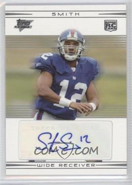2007 Topps Performance - [Base] - Rookie Autographs Silver #121 - Steve Smith /25