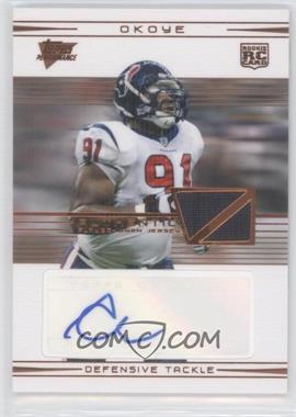 2007 Topps Performance - [Base] - Rookie Relic Autographs Bronze #131 - Amobi Okoye /50