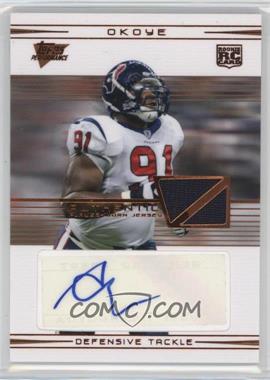 2007 Topps Performance - [Base] - Rookie Relic Autographs Bronze #131 - Amobi Okoye /50