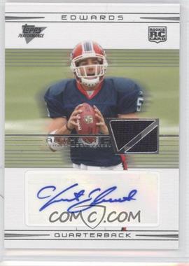 2007 Topps Performance - [Base] - Rookie Relic Autographs Silver #101 - Trent Edwards /25
