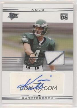 2007 Topps Performance - [Base] - Rookie Relic Autographs Silver #102 - Kevin Kolb /25
