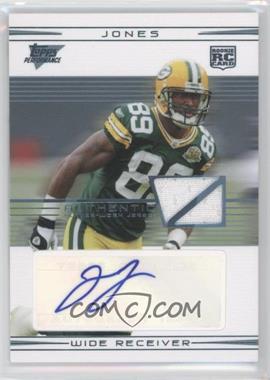 2007 Topps Performance - [Base] - Rookie Relic Autographs #115 - James Jones