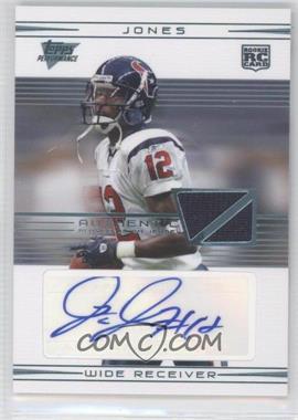 2007 Topps Performance - [Base] - Rookie Relic Autographs #119 - Jacoby Jones
