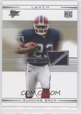 2007 Topps Performance - [Base] - Rookie Relics Silver #110 - Marshawn Lynch /10