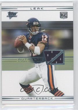 2007 Topps Performance - [Base] - Rookie Relics #108 - Chris Leak /30