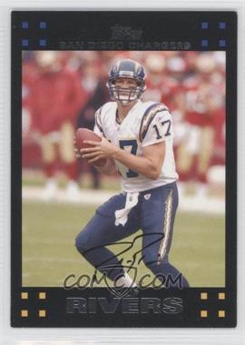 2007 Topps San Diego Chargers - [Base] #1 - Philip Rivers