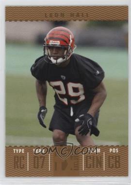 2007 Topps TX Exclusive - [Base] - Bronze Tickets #112 - Leon Hall /149