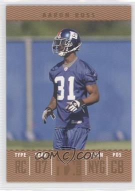 2007 Topps TX Exclusive - [Base] - Bronze Tickets #160 - Aaron Ross /149