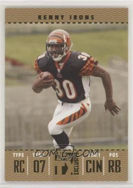 2007 Topps TX Exclusive - [Base] - Gold Tickets #117 - Kenny Irons /10