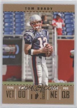 2007 Topps TX Exclusive - [Base] - Gold Tickets #3 - Tom Brady /10