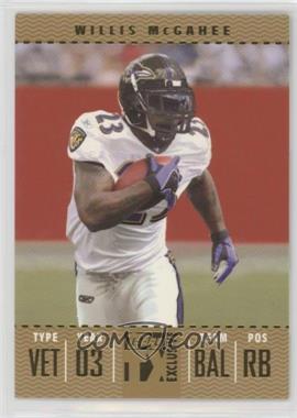 2007 Topps TX Exclusive - [Base] - Gold Tickets #48 - Willis McGahee /10