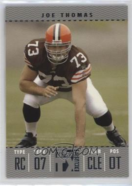 2007 Topps TX Exclusive - [Base] - Silver Tickets #102 - Joe Thomas /49