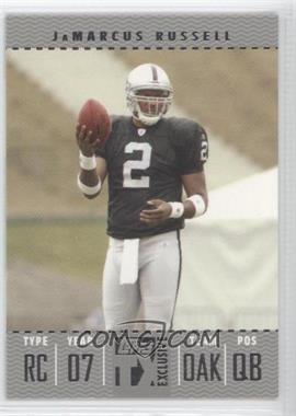 2007 Topps TX Exclusive - [Base] - Silver Tickets #105 - JaMarcus Russell /49