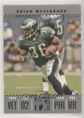 2007 Topps TX Exclusive - [Base] - Silver Tickets #38 - Brian Westbrook /49