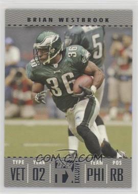 2007 Topps TX Exclusive - [Base] - Silver Tickets #38 - Brian Westbrook /49