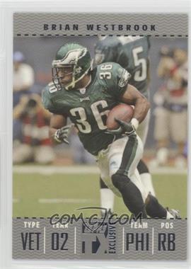 2007 Topps TX Exclusive - [Base] - Silver Tickets #38 - Brian Westbrook /49