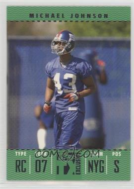 2007 Topps TX Exclusive - [Base] #178 - Michael Johnson /1049