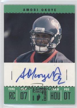 2007 Topps TX Exclusive - Franchise Ticket Autographs #FTA-AO - Amobi Okoye