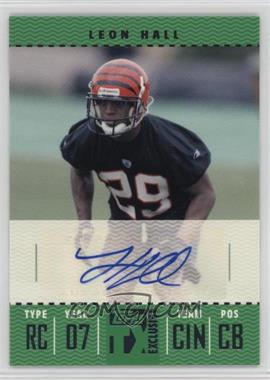 2007 Topps TX Exclusive - Franchise Ticket Autographs #FTA-LH - Leon Hall