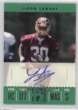 2007 Topps TX Exclusive - Franchise Ticket Autographs #FTA-LL - LaRon Landry