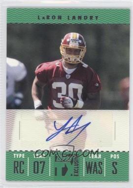 2007 Topps TX Exclusive - Franchise Ticket Autographs #FTA-LL - LaRon Landry