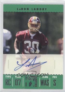 2007 Topps TX Exclusive - Franchise Ticket Autographs #FTA-LL - LaRon Landry