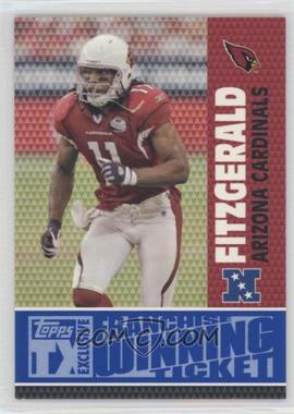 2007 Topps TX Exclusive - Franchise Winning Ticket - Gold #FW-LF - Larry Fitzgerald /25
