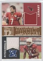 Matt Leinart, Larry Fitzgerald #/49