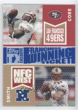 2007 Topps TX Exclusive - Franchise Winning Ticket Duals - Silver #FWD-GS - Frank Gore, Alex Smith /25