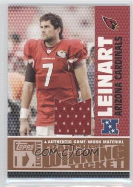 2007 Topps TX Exclusive - Franchise Winning Ticket Jerseys #FWJ-ML - Matt Leinart /199