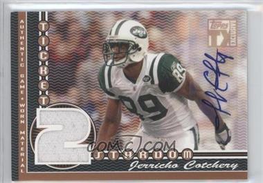 2007 Topps TX Exclusive - Ticket 2 Stardom Jersey Autographs #STJA-JCO - Jerricho Cotchery /25