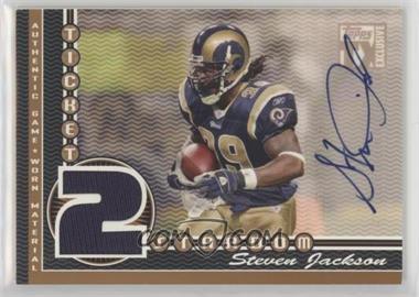 2007 Topps TX Exclusive - Ticket 2 Stardom Jersey Autographs #STJA-SJ - Steven Jackson /25