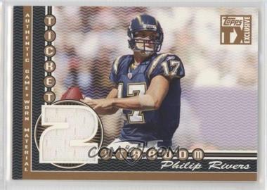 2007 Topps TX Exclusive - Ticket 2 Stardom Jerseys #STJ-PR - Philip Rivers /199