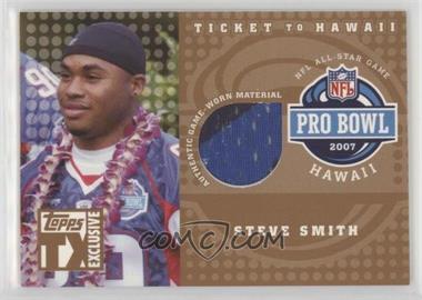 2007 Topps TX Exclusive - Ticket to Hawaii Jersey #HAJ-SS - Steve Smith /249