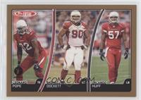 Leonard Pope, Darnell Dockett, Orlando Huff