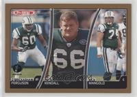 D'Brickashaw Ferguson, Pete Kendall, Nick Mangold