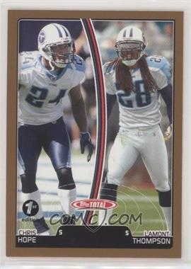 2007 Topps Total - [Base] - 1st Edition #175 - Chris Hope, Lamont Thompson