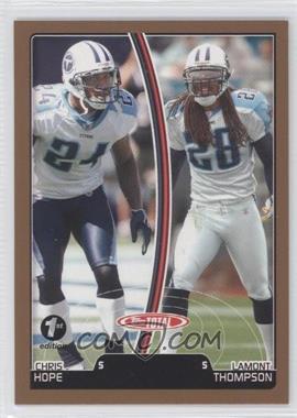 2007 Topps Total - [Base] - 1st Edition #175 - Chris Hope, Lamont Thompson