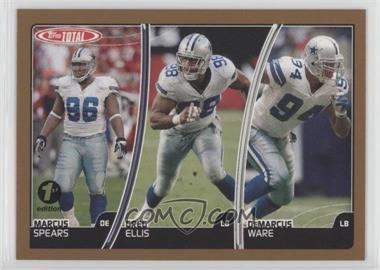 2007 Topps Total - [Base] - 1st Edition #203 - Marcus R. Spears, Greg Ellis, DeMarcus Ware