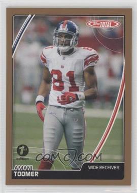 2007 Topps Total - [Base] - 1st Edition #236 - Amani Toomer