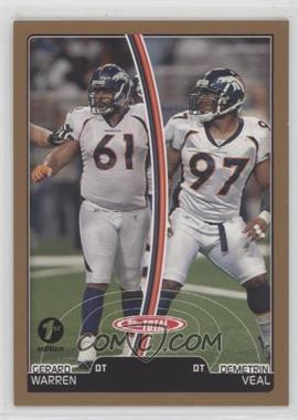 2007 Topps Total - [Base] - 1st Edition #33 - Gerard Warren, Demetrin Veal [EX to NM]