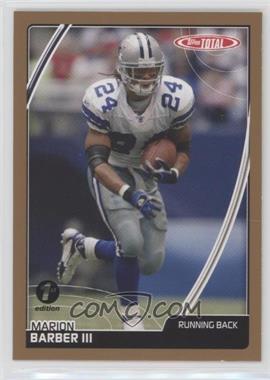 2007 Topps Total - [Base] - 1st Edition #382 - Marion Barber III