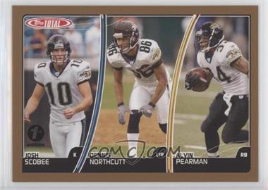 2007 Topps Total - [Base] - 1st Edition #44 - Josh Scobee, Dennis Northcutt, Alvin Pearman