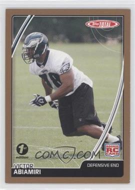2007 Topps Total - [Base] - 1st Edition #514 - Victor Abiamiri