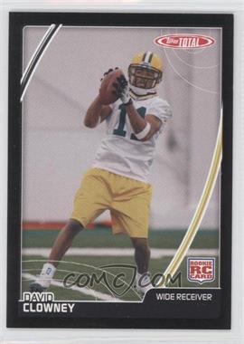 2007 Topps Total - [Base] - Black #485 - David Clowney /50