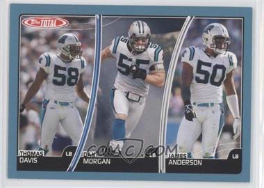 2007 Topps Total - [Base] - Blue #102 - Thomas Davis, Dan Morgan, James Anderson