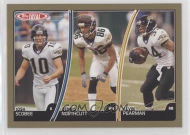 2007 Topps Total - [Base] - Gold #44 - Josh Scobee, Dennis Northcutt, Alvin Pearman