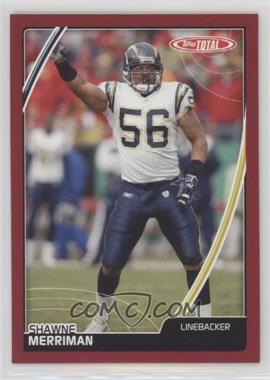 2007 Topps Total - [Base] - Red #161 - Shawne Merriman